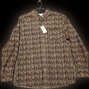 Rowm men's dress shirt size Large